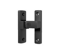 ETEKJOY Heavy-Duty Flip Latch Lock 90/180 Degree Sliding/Swinging Door Lock Latch Bolt for Gate Barn Garage Garden Fence Shed Window Cabinet (Black, 90 Degree)