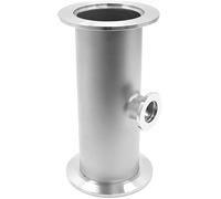 Etelux 3 Way Tee Reducer KF-50 to KF-16 Vacuum Fittings, ISO-KF Flange Size NW-50 to NW-16, Stainless Steel (KF50-KF16)