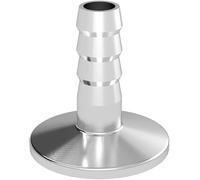 Etelux Rubber Hose Barb Adapter KF16, KF25, KF40, Transition Fitting, ISO-KF Flange Size NW-16, NW-25, NW-40, 304 Stainless Steel (KF25, φ13)
