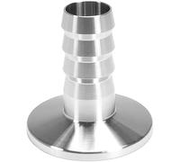 Etelux Rubber Hose Barb Adapter KF16, KF25, KF40, Transition Fitting, ISO-KF Flange Size NW-16, NW-25, NW-40, 304 Stainless Steel (KF25, φ16)