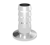 Etelux Rubber Hose Barb Adapter KF16, KF25, KF40, Transition Fitting, ISO-KF Flange Size NW-16, NW-25, NW-40, 304 Stainless Steel (KF16, φ16)