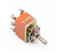 ETEN1322 15A 250V Toggle Switch 3 Position ON OFF SPST Rocker Type with Screw Terminal Wiring and Self Locking Structure for Marine and Automotive Equipment