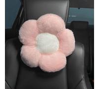 ETERLUME Pink Flower Car Headrest Pillow Neck Support Cushion for Driving -Neck Pillow 1 Piece