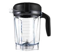 ETERMETA Low-Profile 64 oz. Container Compatible with G-Series Blenders, Transparent Food Blender Container with Blade Lid Replacement for Vitamix 5300 and E320 blenders, Black