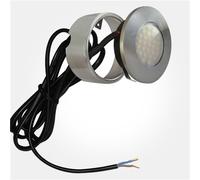 Eterna 1.7W 3000K LED Surfaced/Recessed Cabinet Downlight - Brushed Nickel