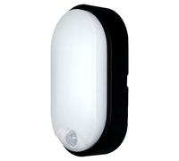 Eterna BHPIRCS LED CCT Bulkhead Light Fitting 10W with 120° PIR Movement Sensor (Black)