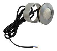 Eterna Cledcir 1.7W Led Recessed Cabinet Light Brushed Nickel 3000K