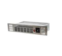Eterna E12PH2 Plinth Fan Heater 2KW with RF Thermostat and Remote Control - Steel with Optional White/Brown Fascias Included