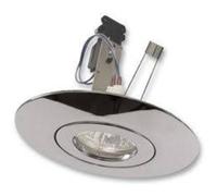Eterna LED Compatible Recessed Downlight Hole Converter Lighting Fixture Kit - Chrome