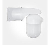 Eterna Lighting Eterna Wellwhpir Led Corner Mounted Security Light Fitting With Pir Movement Sensor (White)