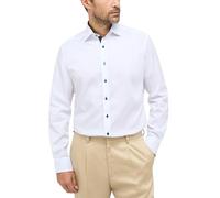 Eterna Long Sleeve Shirt Modern FIT Pinpoint uni White