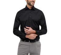Eterna Long Sleeve Shirt Modern FIT Twill uni Black
