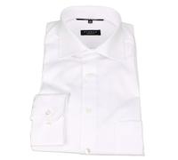 Eterna Men's Long Sleeve Shirt Business Comfort Fit White Plain 8817 E19K 00