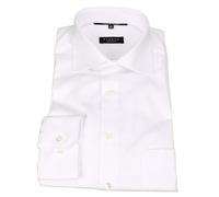 Eterna Men's Long Sleeve Shirt Business Comfort Fit White Plain 8817 E19K 00
