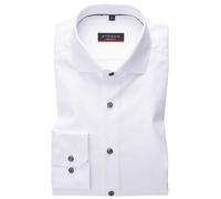 Eterna Men Long Sleeve Shirt Business Shirt Modern Fit White Plain 8819 X17V 00