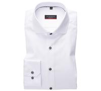 Eterna Men Long Sleeve Shirt Business Shirt Modern Fit White Plain 8819 X17V 00