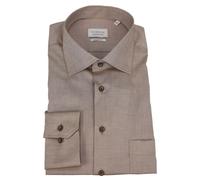 Eterna Men's Business Shirt Modern Fit Brown 8101 X19K 24