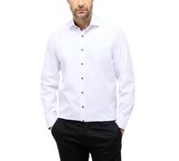 ETERNA Men's Long Sleeve Comfort FIT Cover Shirt Twill White UNI, 16,5