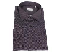 Eterna Men's Long Sleeve Shirt Comfort Fit Red Blue Minimal 1054 E19K 58