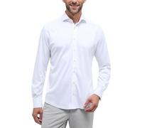 ETERNA Men's Long Sleeve Shirt Modern FIT Soft Tailoring Jersey White UNI, 19
