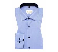 eterna Men's Shirt Modern Fit Long Sleeve - Blue - 44