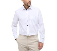 Eterna Mode GmbH Men's E137 Business Shirt, Weiß (weiß 00), W18 Long Sleeve