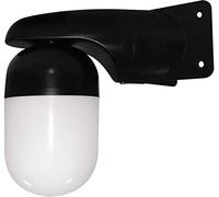 ETERNA Wall Light Corner OR Flush Fitting. WELLBKPIR Black Polycarbonate LED Well Glass with 120° PIR