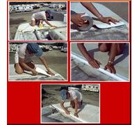 EternaBond White Mobile Home RV Rubber Roof Repair 4" x 5'