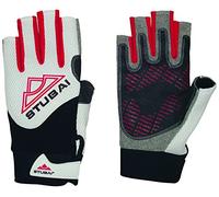 Eternal 41732 Stubai Sports Eternal 3/4 Finger Gloves - White, Medium