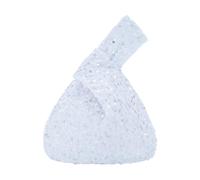 Eternal Beauty Sequin Velvet Wristlet Evening Bag for Women, White