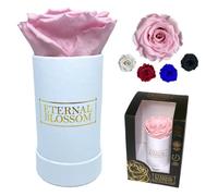 Eternal Blossom Preserved Real Infinity Rose | Eternal Rose That Lasts Over A Year White Box | With Gift Box (Vintage Pink)