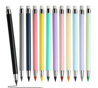Eternal Colored Pencils Set - 12 Piece No Sharpening Drawing Tools, Ink Free Artistic Sketching Kit For School Studio Journaling Portrait Design Creative Art Supplies Kids Adults Classroom Home Use