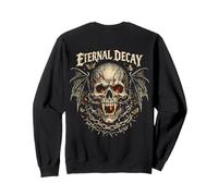 Eternal Decay Skull Gothic Vintage Streetwear (ON BACK) Sweatshirt