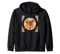 Eternal Devotion: Rama & Shinta, Icons of Virtue Zip Hoodie