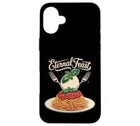 Eternal Feast Pasta Design Case for iPhone 16 Plus
