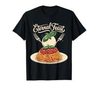 Eternal Feast Pasta Design T-Shirt