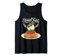 Eternal Feast Pasta Design Tank Top