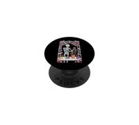 Eternal Gardener Skeleton Growing Roses On A Trellis PopSockets Adhesive PopGrip