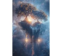 Eternal Grove: Journal + Notebook: Cosmic Design for Notes, School, and Reflection