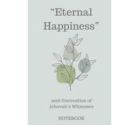 "ETERNAL HAPPINESS" 2026 Convention of Jehovah’s Witnesses JW NOTEBOOK
