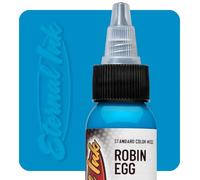 Eternal Ink Robin Egg 1 oz Tattoo Ink - Pale Blue with a Slight Green Tint - Soft and Subtle Color Ideal for Highlights and Accents - Quality Tattoo Supply for Professional Use