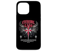 Eternal Jesus Cross Gothic Punk Life Nu Goth Bible Verse Case for iPhone 13 Pro Max