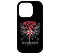 Eternal Jesus Cross Gothic Punk Life Nu Goth Bible Verse Case for iPhone 14 Pro