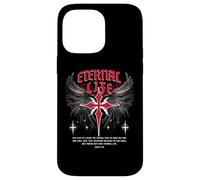 Eternal Jesus Cross Gothic Punk Life Nu Goth Bible Verse Case for iPhone 14 Pro Max