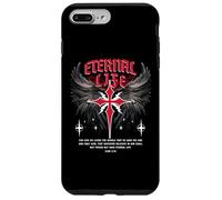 Eternal Jesus Cross Gothic Punk Life Nu Goth Bible Verse Case for iPhone 7 Plus/8 Plus