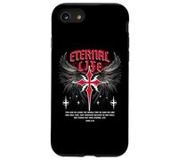 Eternal Jesus Cross Gothic Punk Life Nu Goth Bible Verse Case for iPhone SE (2020) / 7/8