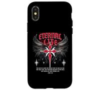 Eternal Jesus Cross Gothic Punk Life Nu Goth Bible Verse Case for iPhone X/XS