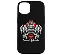 Eternal Life Awaits Dark Christian Gothic Skeleton Jesus Art Case for iPhone 13