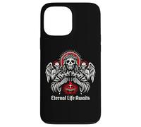 Eternal Life Awaits Dark Christian Gothic Skeleton Jesus Art Case for iPhone 13 Pro Max