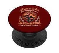 Eternal Love Día de los Muertos - Corazón de México PopSockets Adhesive PopGrip